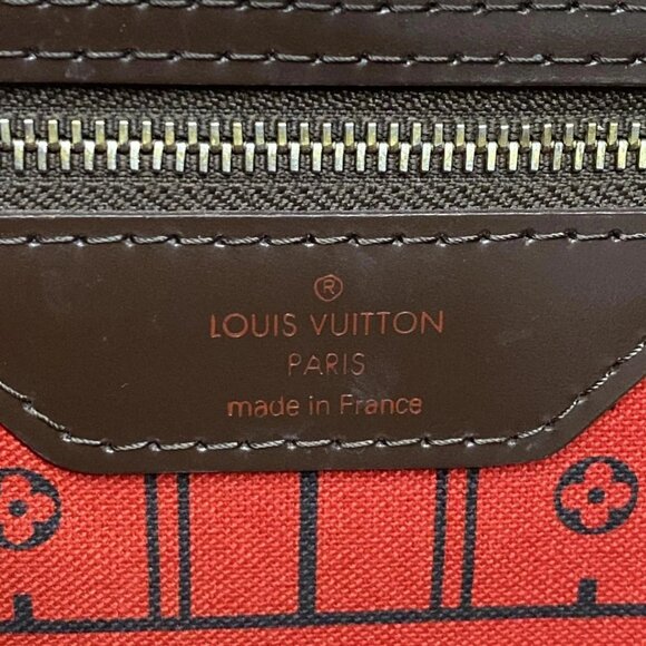Auth LOUIS VUITTON Neverfull GM N51106 Ebene Damier - FL3068 Tote Bag - Picture 12 of 16